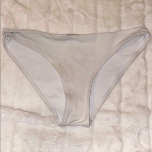 White bikini bottom